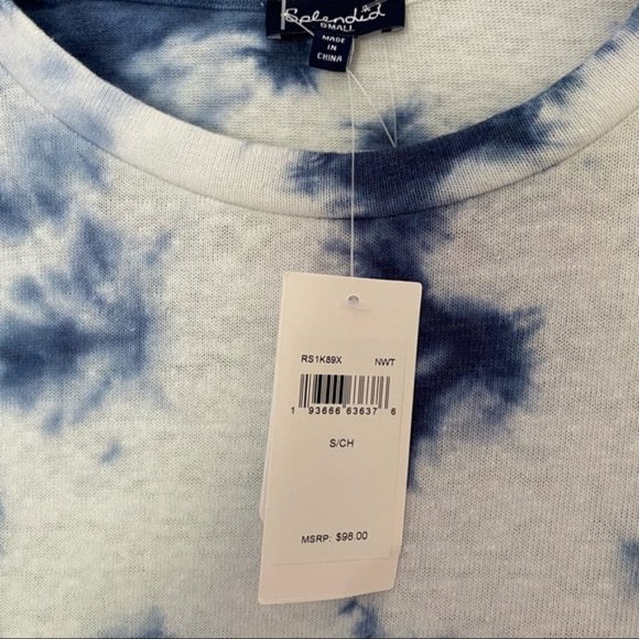 SPLENDID Cloud Tie Dye Pullover Sweater SMALL - Picture 5 of 6